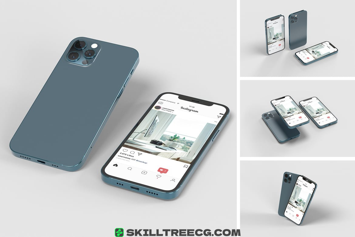iPhone 12 Pro Mockup（437336）-技能树